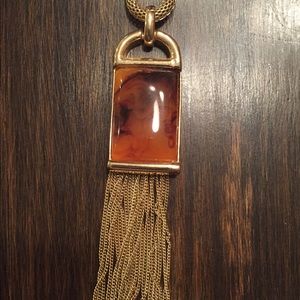 Tortis Stone Tassel Necklace